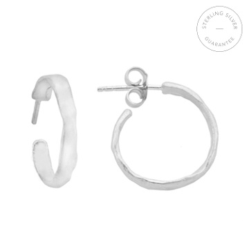 BOUCLES D'OREILLES EN ARGENT ESTER PETITES