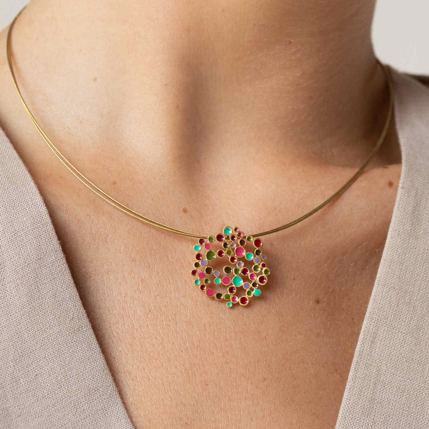 Contemporary jewelry CANDY COLOURS collection Joidart