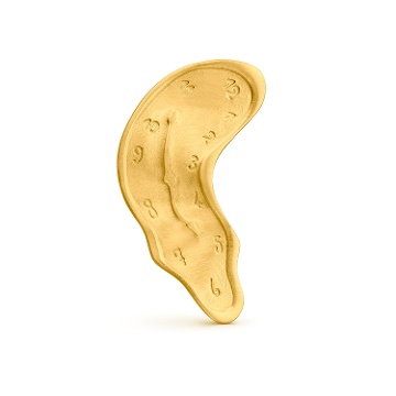 BROCHE DORADO RELOJ DALÍ, JEWELRY BY JOIDART