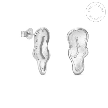 ARRACADES DE PLATA DALÍ, JEWELRY BY JOIDART, RELLOTGE