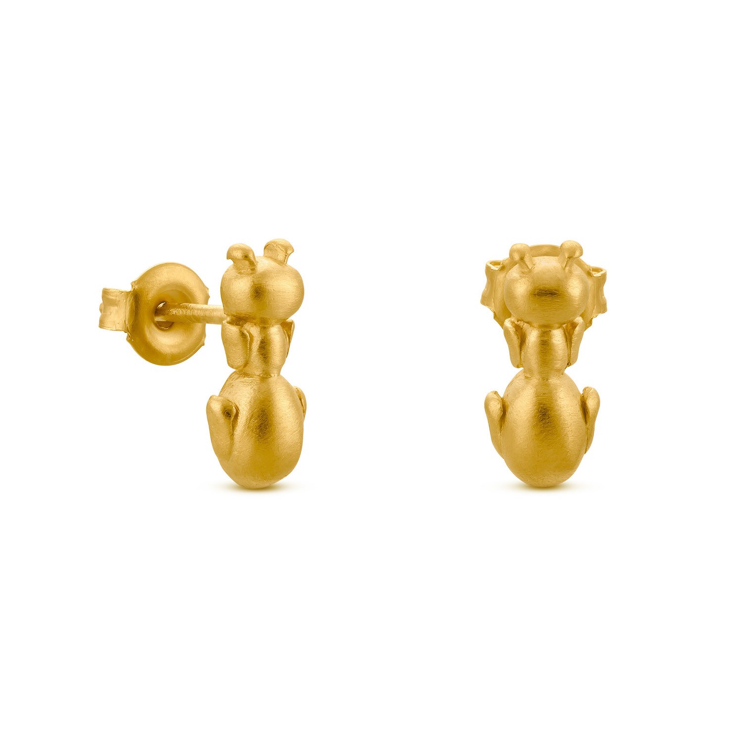 GOLDEN EARRINGS DALÍ, JEWELRY BY JOIDART, ANT