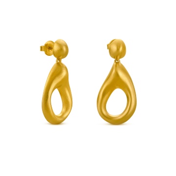 ARRACADES DAURADES DALÍ JEWERLY ÀNGELUS