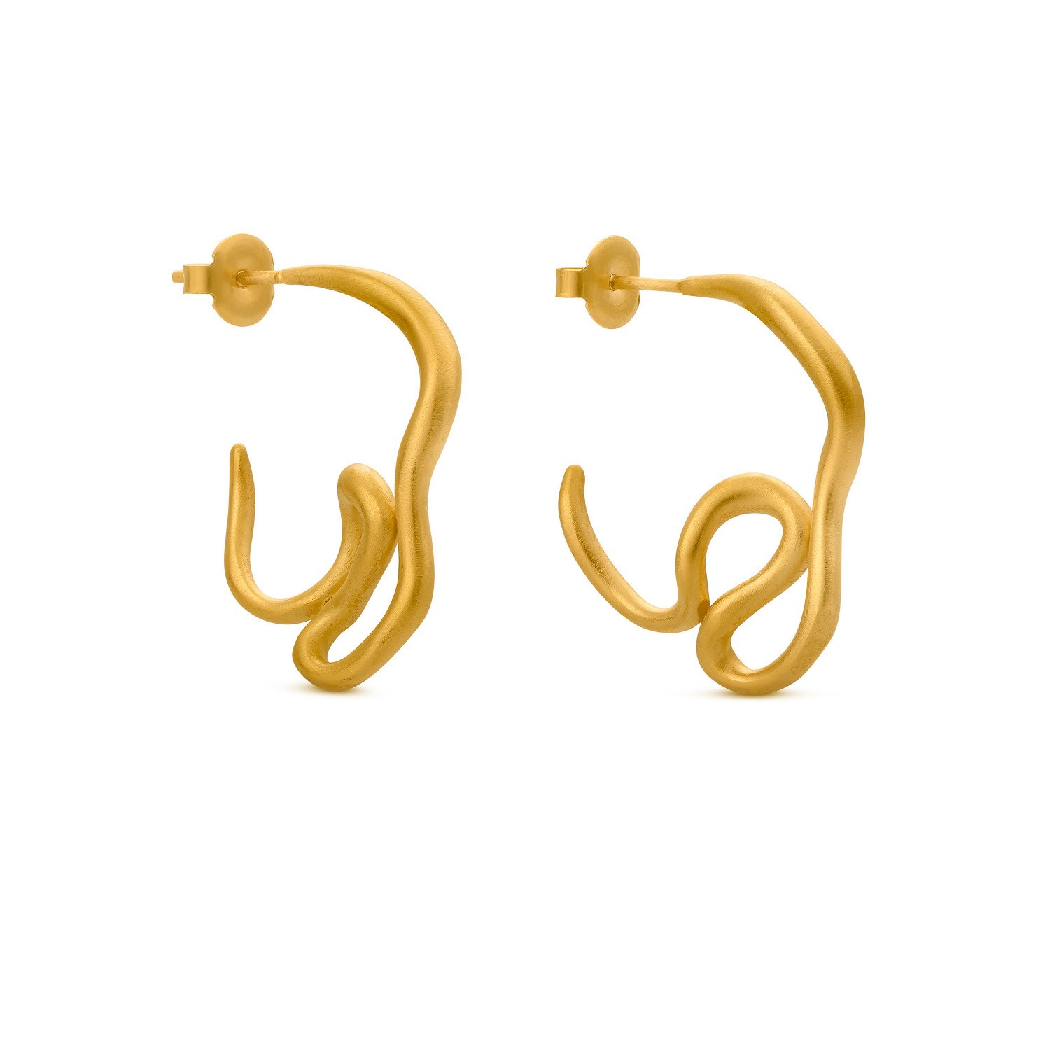 ARRACADES DAURADES DALÍ, JEWELRY BY JOIDART, CIGNES