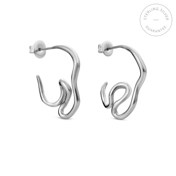 BOUCLES D'OREILLES EN ARGENT DALÍ, JEWELRY BY JOIDART, CYGNES