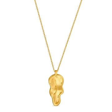 GOLDEN NECKLACE DALÍ, JEWELRY BY JOIDART, WATCH