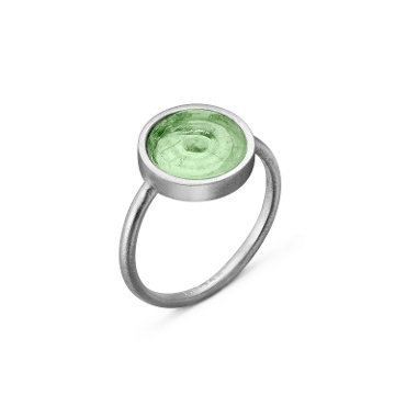 ANILLO EN PLATA GAUDÍ JEWELRY CASA BATLLÓ VERDE