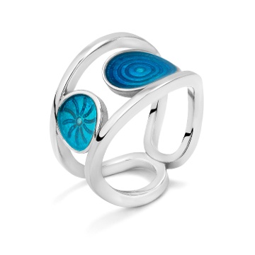 ANELL PLATEJAT GAUDÍ JEWELRY CIBES