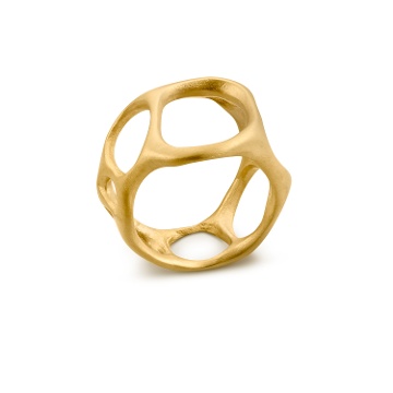 BAGUE DORÉE GAUDÍ JEWELRY CASA MILÀ
