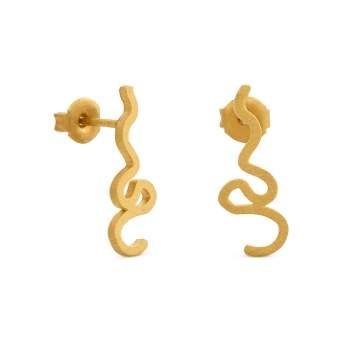 GOLDEN EARRINGS GAUDÍ JEWELRY PALAU GÜELL