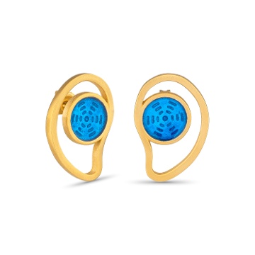 GOLDEN EARRINGS GAUDÍ JEWELRY CIBES 
