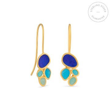 GOLDEN HOOK EARRINGS GAUDÍ JEWELRY FRUITS