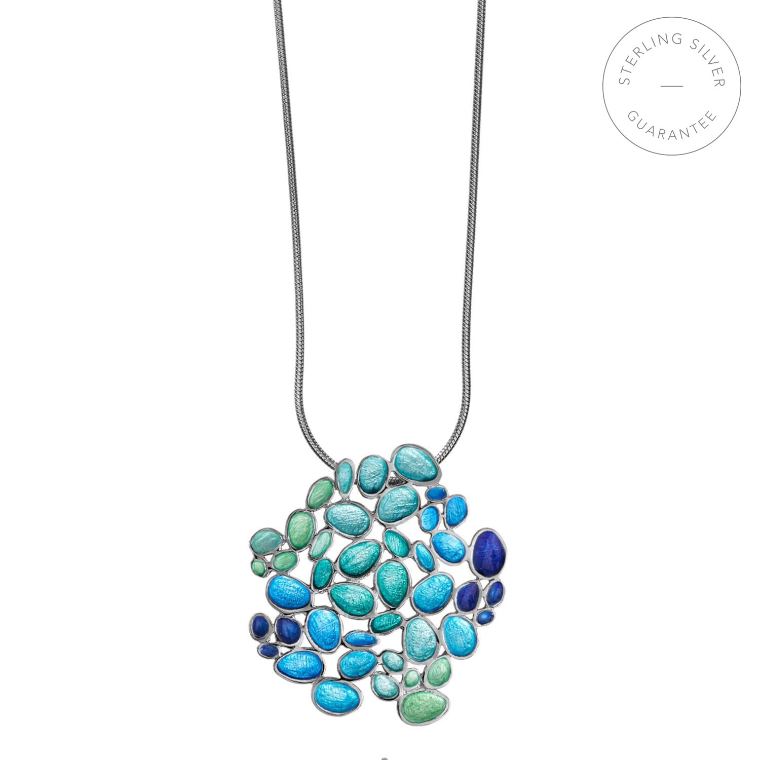 SILVER NECKLACE GAUDÍ JEWELRY FRUITS LARGE 