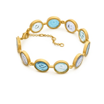 GOLDEN BRACELET GAUDÍ JEWELRY CASA BATLLÓ BLUES