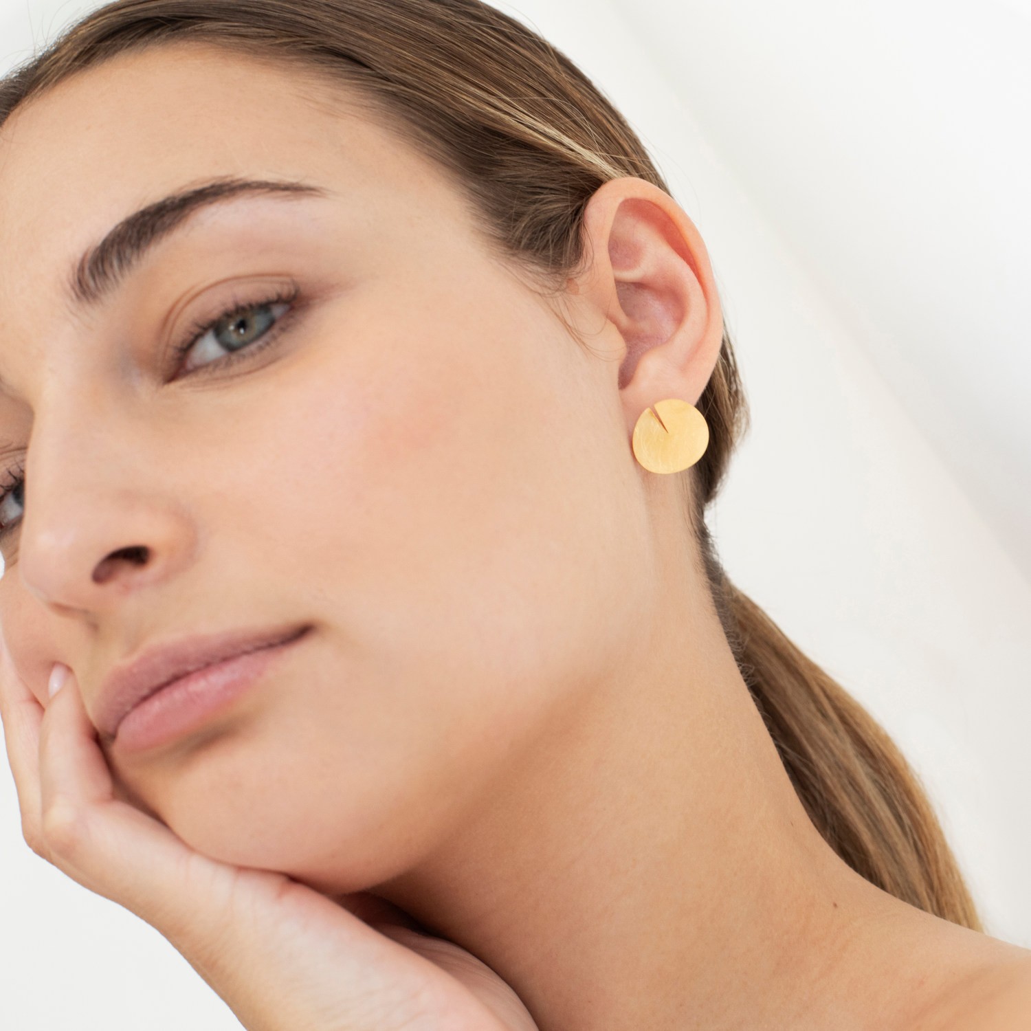 MEDIUM GOLDEN EARRINGS TAGLIO 1