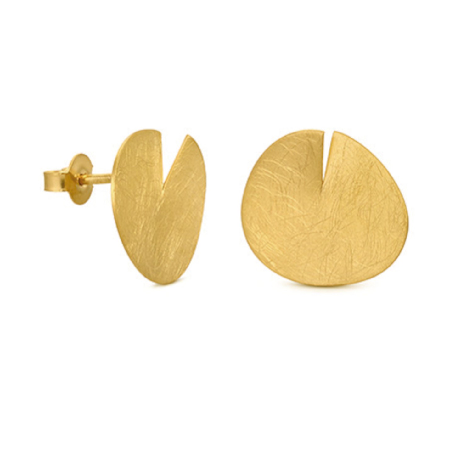 MEDIUM GOLDEN EARRINGS TAGLIO