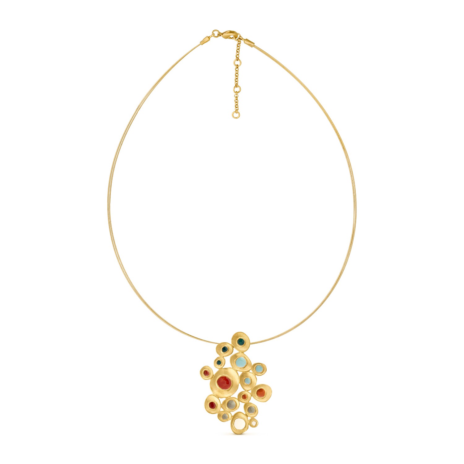 GOLDEN NECKLACE FAVORITA COLORS LARGE
