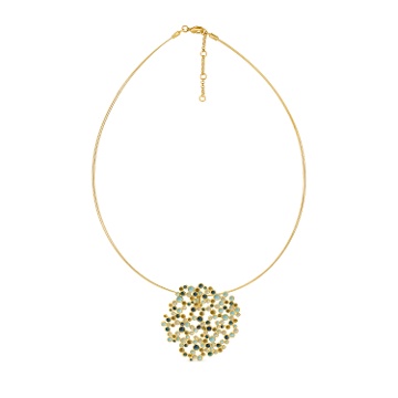 COLLIER DORÉE CANDY MOON GRAND