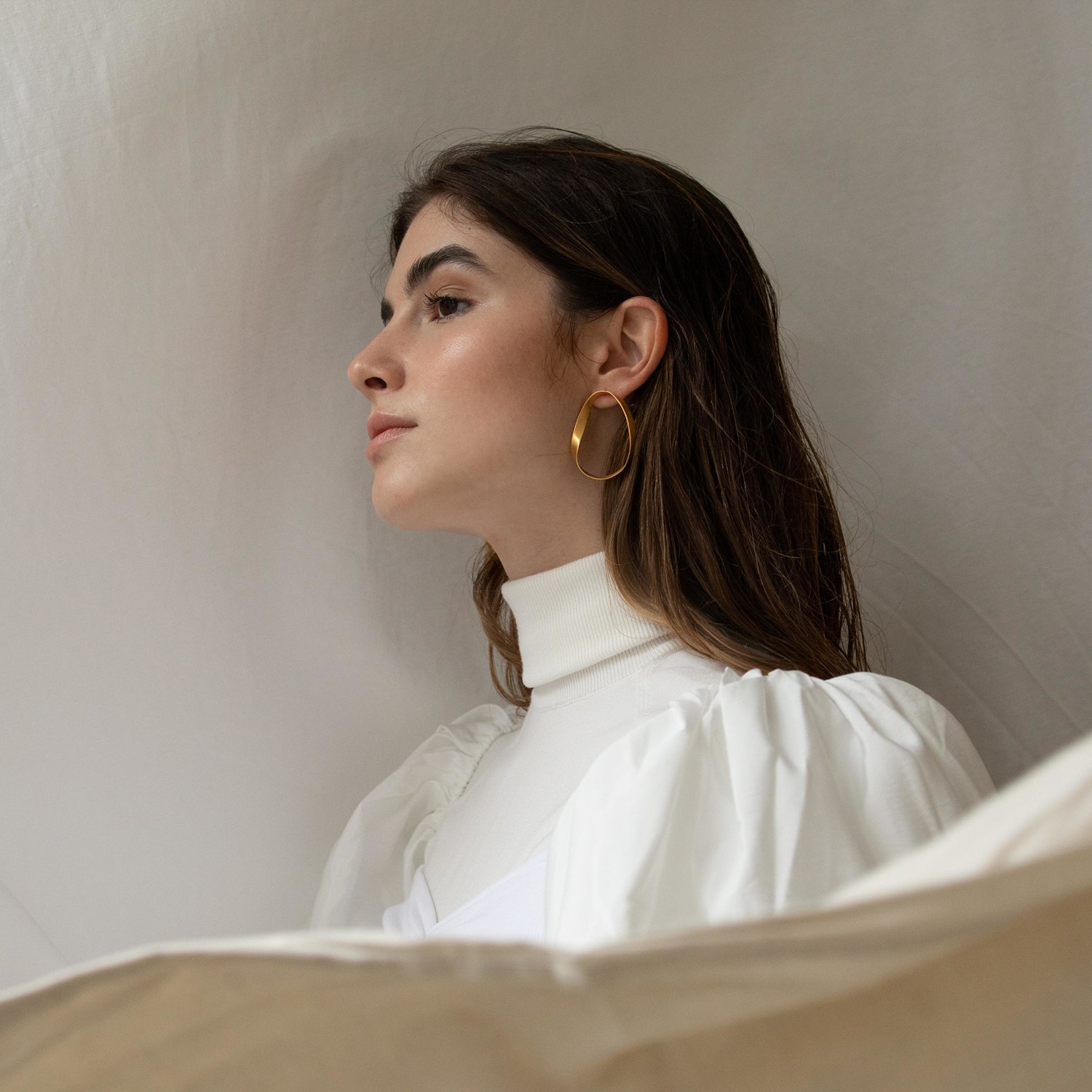 GOLDEN EARRINGS OCEANICA LARGE 3