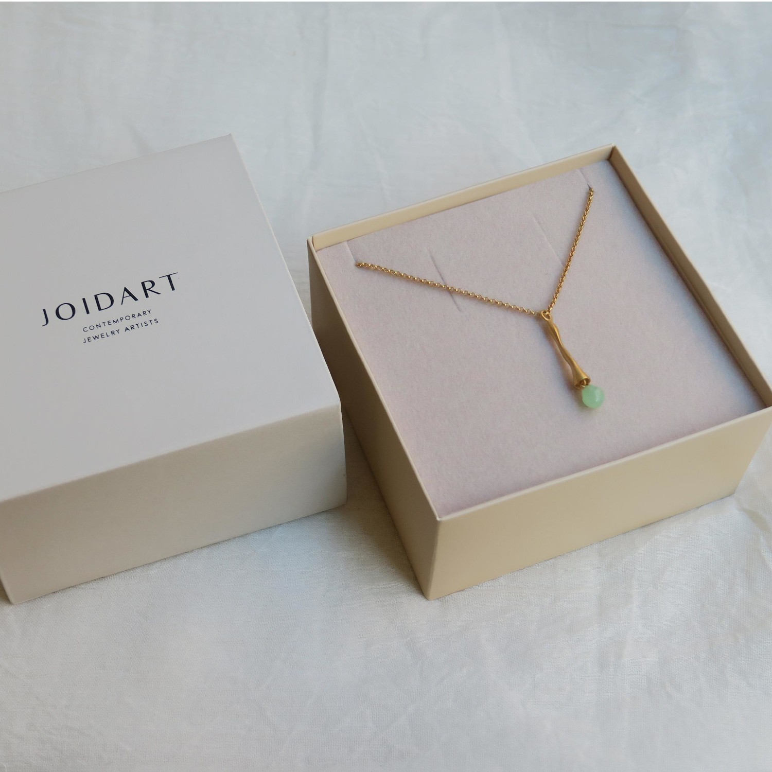 COLLIER DORÉE ECLAT VERT