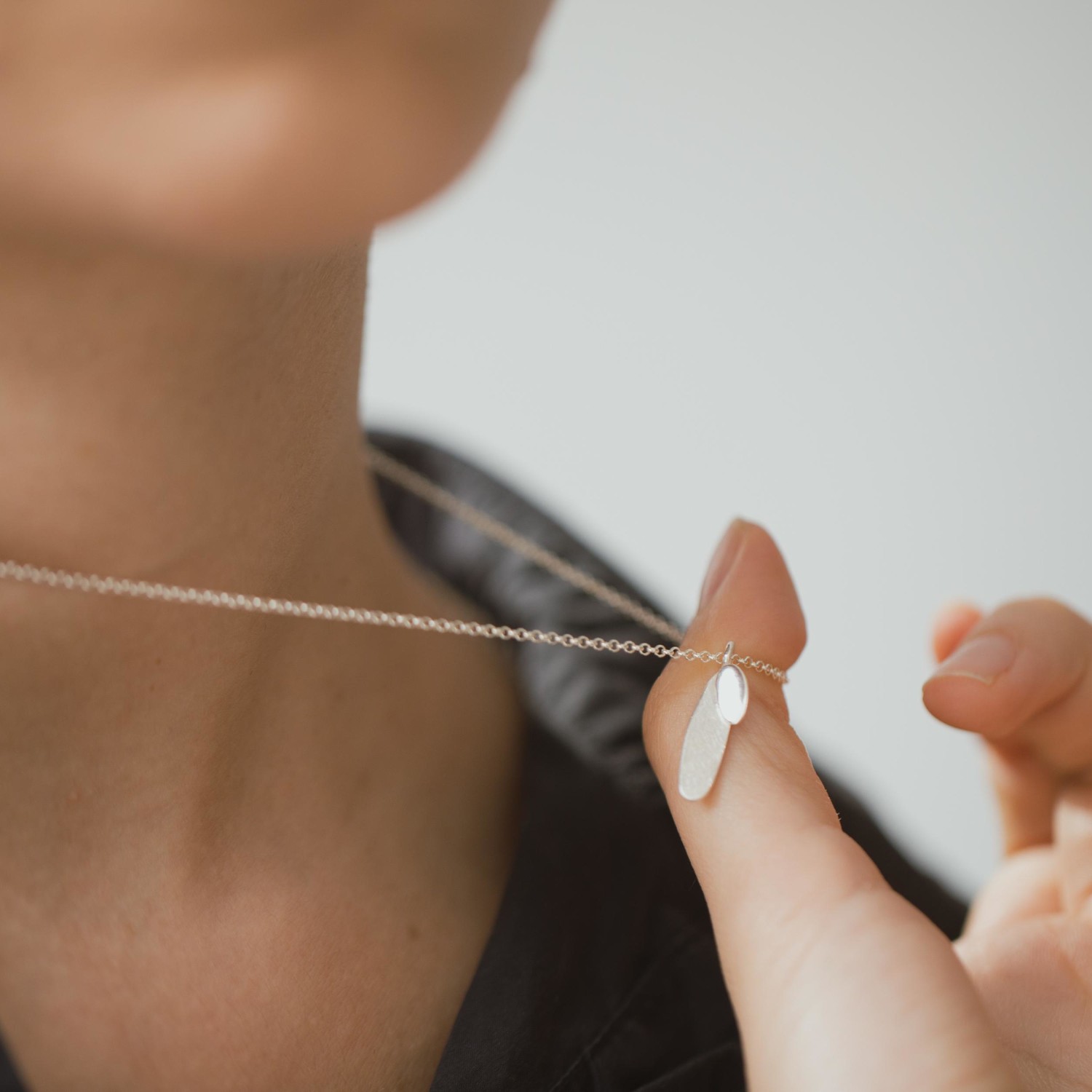 SILVER NECKLACE LILIA