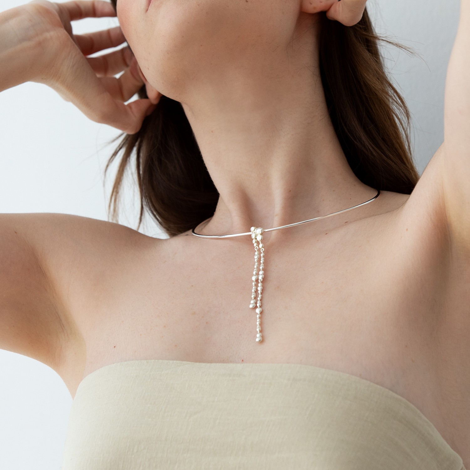 MALVASIA SILVER NECKLACE 