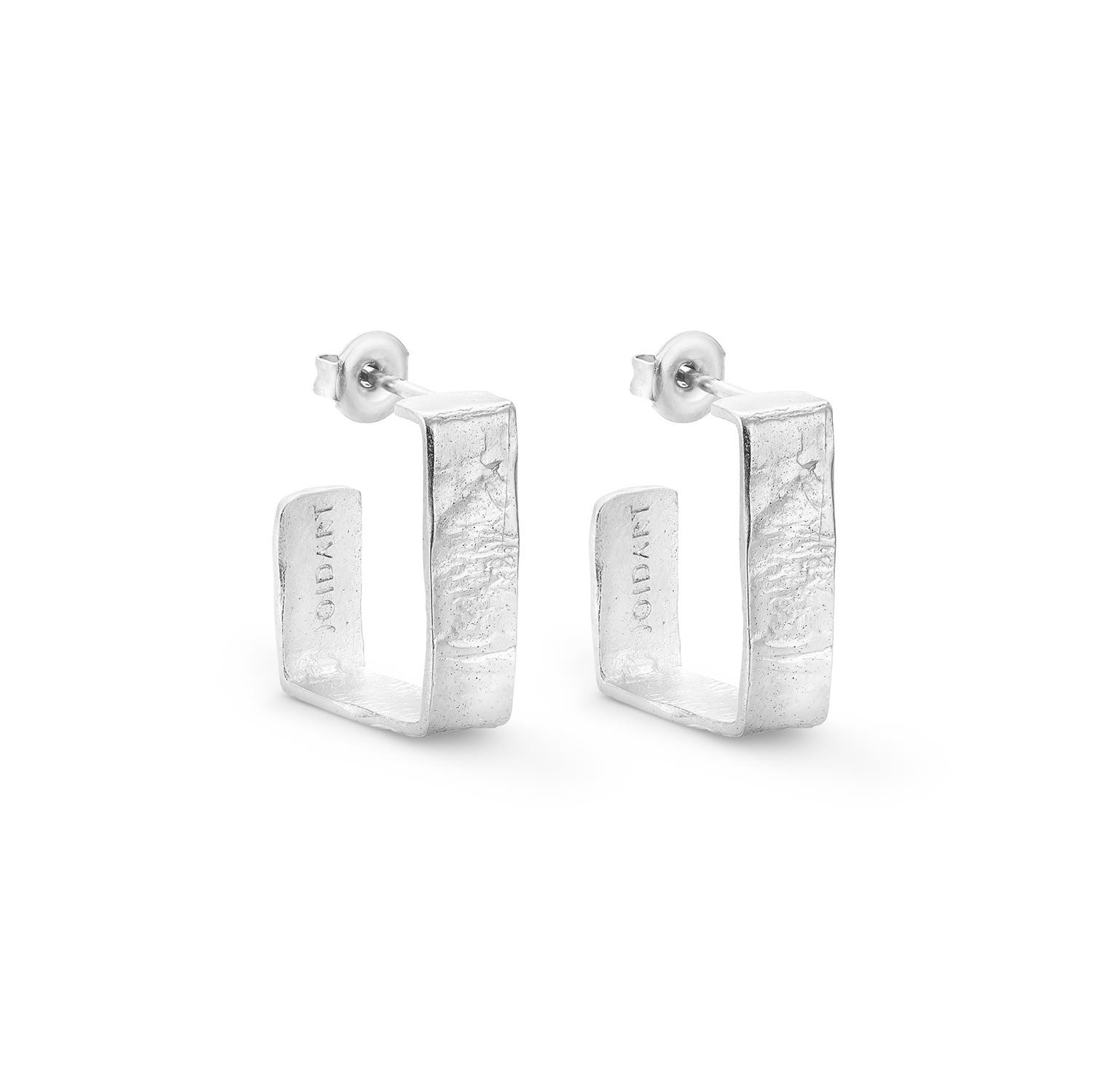 Boucles D'oreilles Puces En Or 18 Carats Avec Jade - Vintage Sans Marque