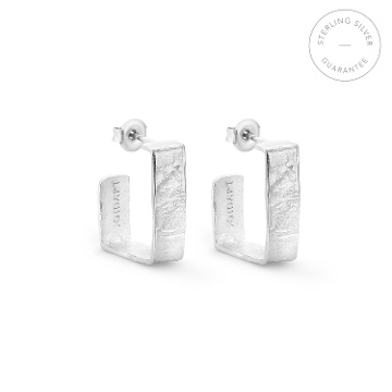 PENDIENTES EN PLATA MEDIANOS LIGNIS ANCHOS