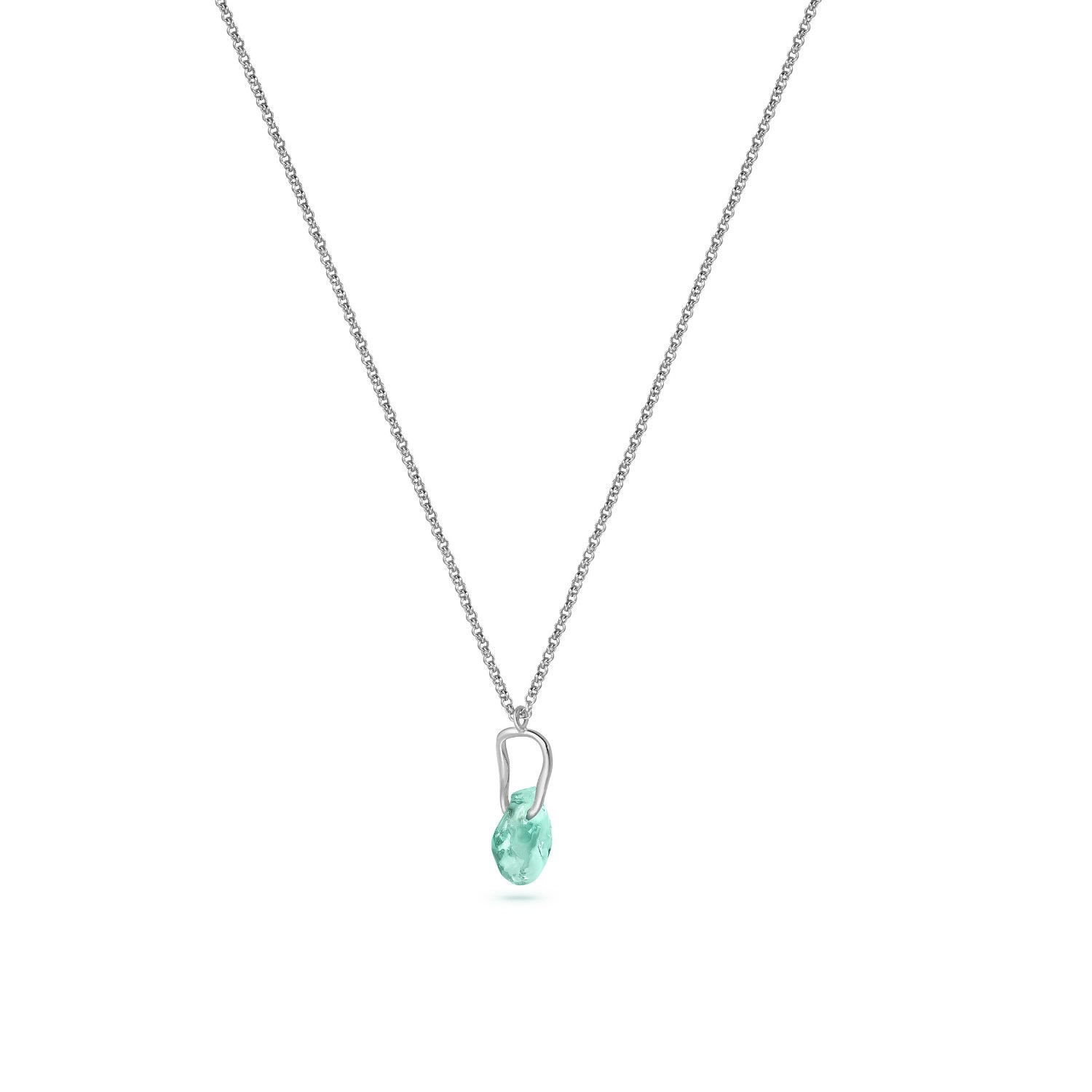 NECKLACE CULIP AQUA GREEN