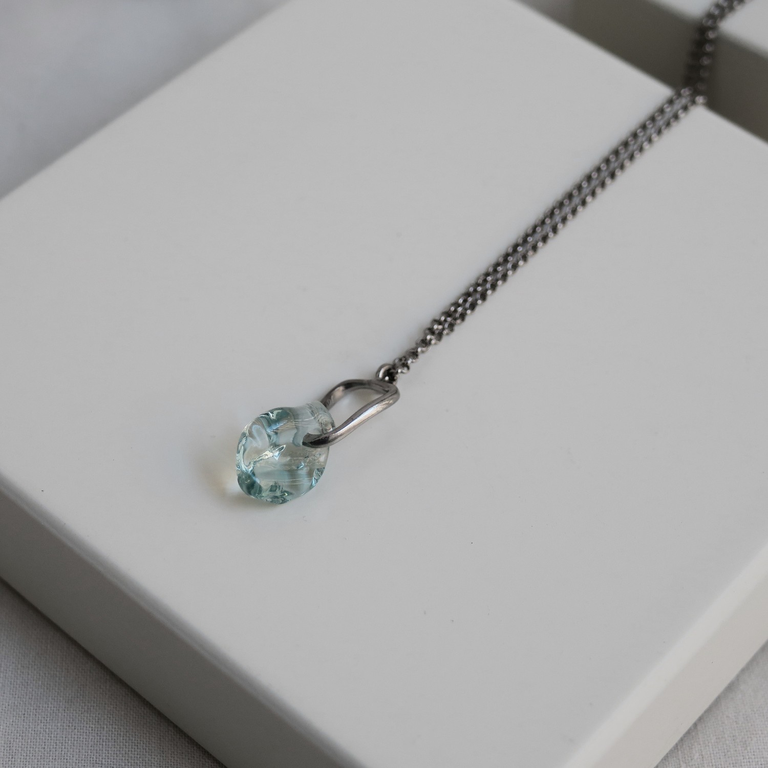 NECKLACE CULIP AQUA GREEN