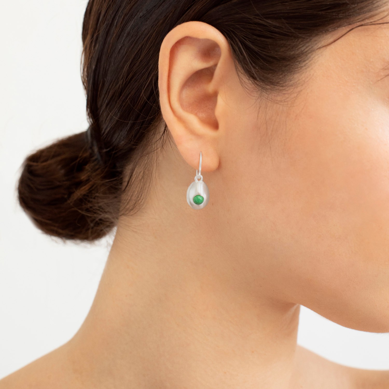 BOUCLES D'OREILLES À CROCHET EN ARGENT ADDAIA
