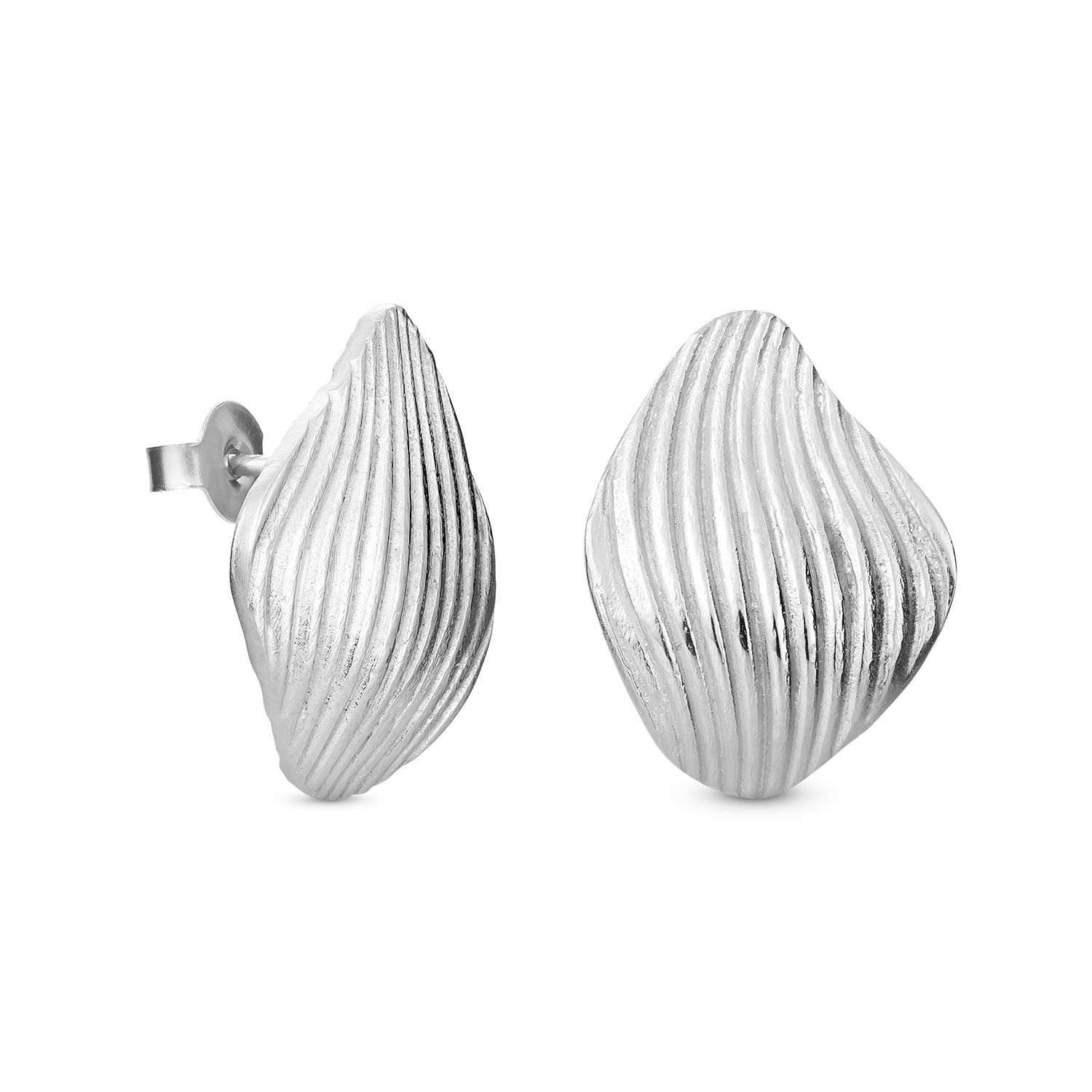 SMALL SILVER-PLATED  EARRINGS ONARIA
