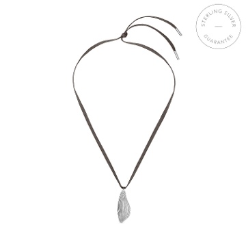 ONARIA SILVER NECKLACE WITH CORD