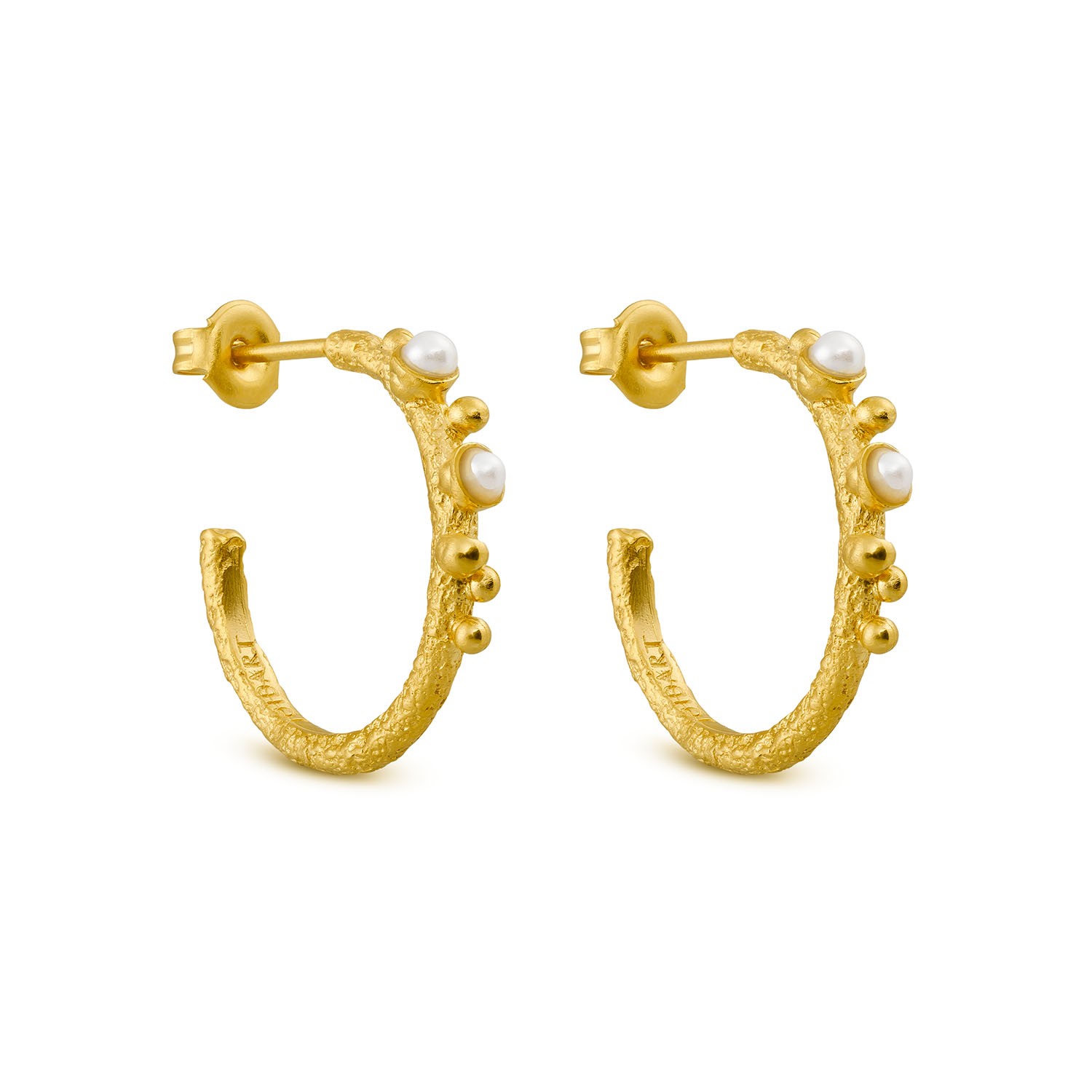 GOLDEN HOOP EARRINGS GUSPIRA