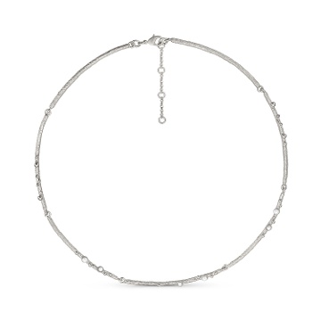 SILVER-PLATED NECKLACE GUSPIRA