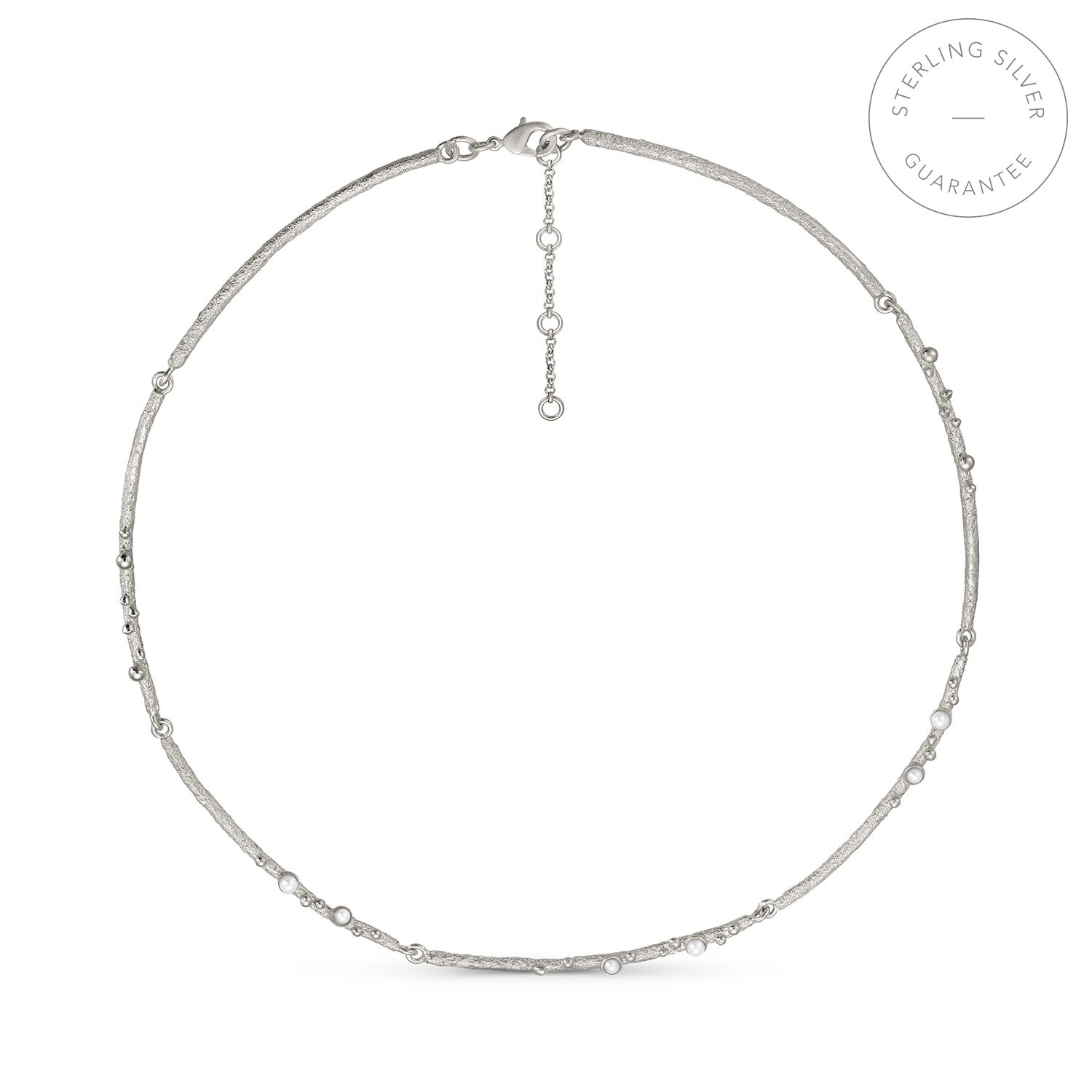 SILVER NECKLACE GUSPIRA