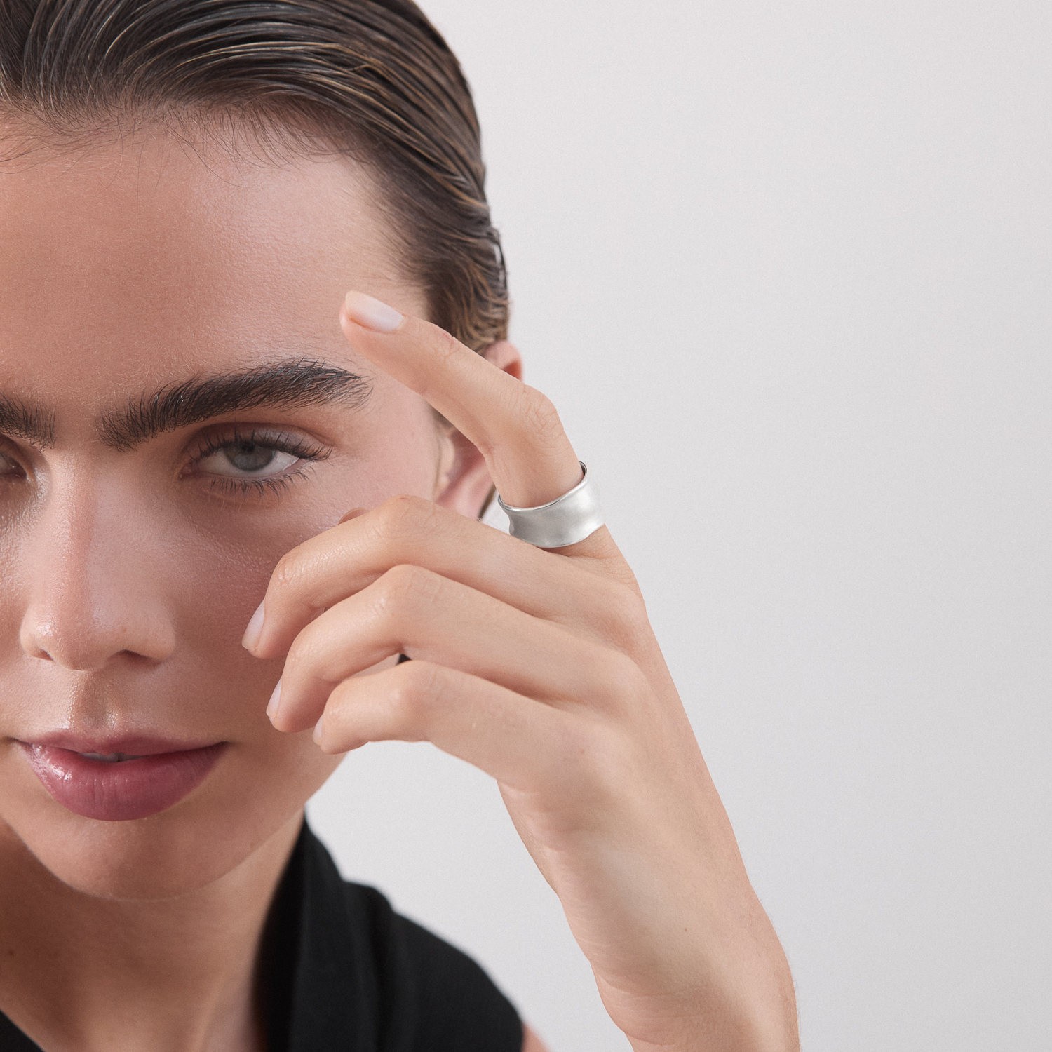 SILVER RING CALA