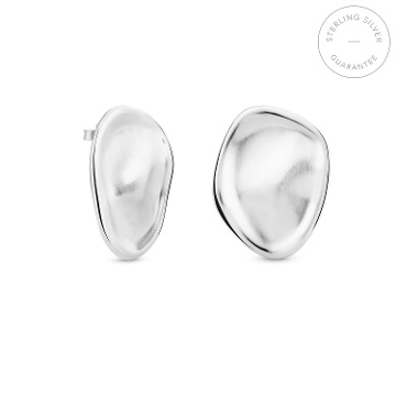 LARGE SILVER EARRINGS CALA