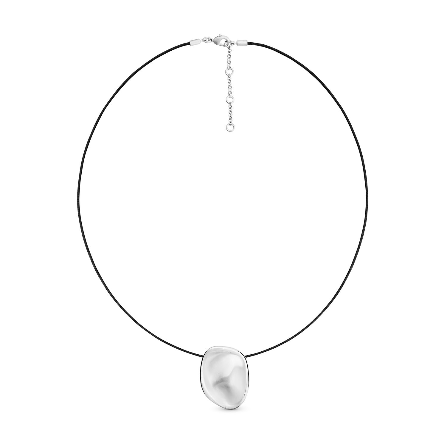 SILVER-PLATED NECKLACE CALA