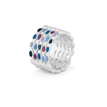 SILVER-PLATED RING AUBE