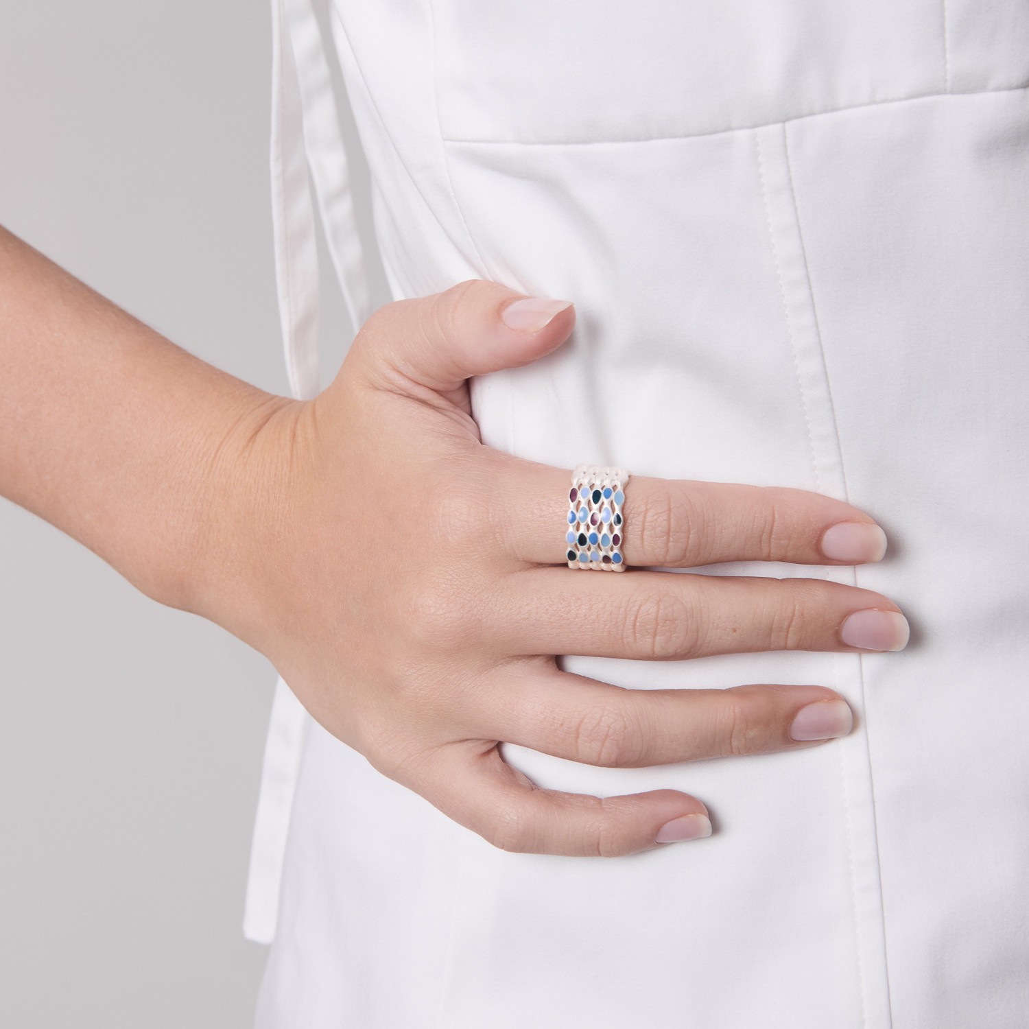 SILVER RING AUBE 2