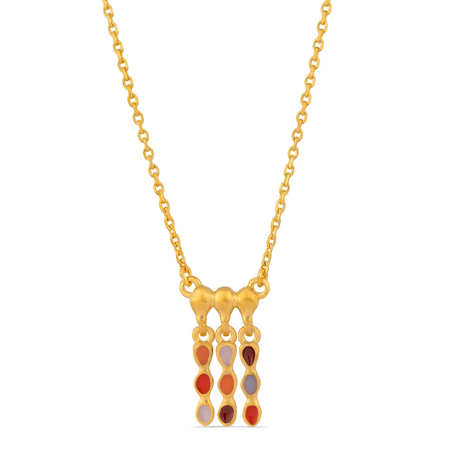 SMALL GOLDEN NECKLACE AUBE