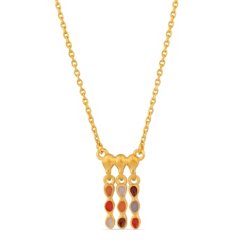 SMALL GOLDEN NECKLACE AUBE