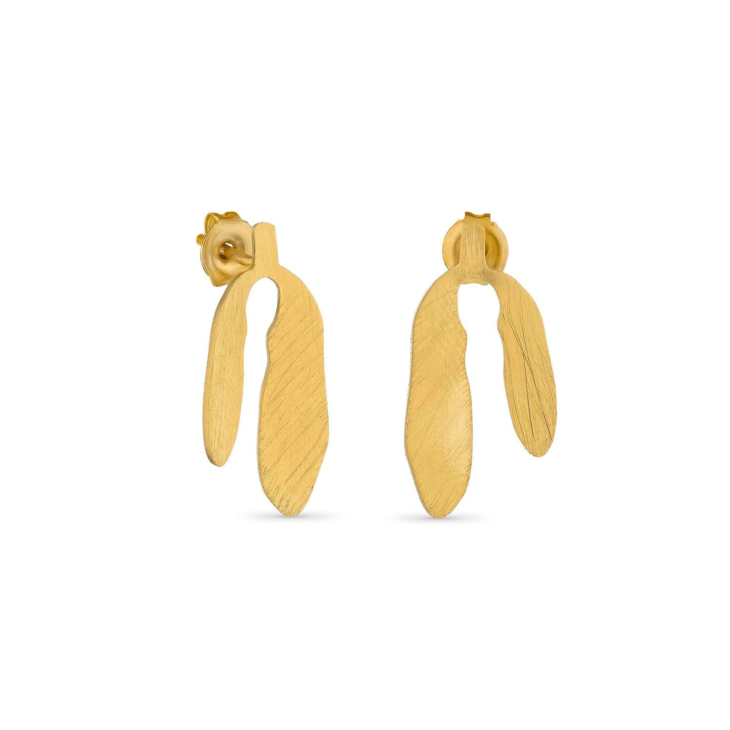 BOUCLES D'OREILLES PETITES  DORÉES SILVELA