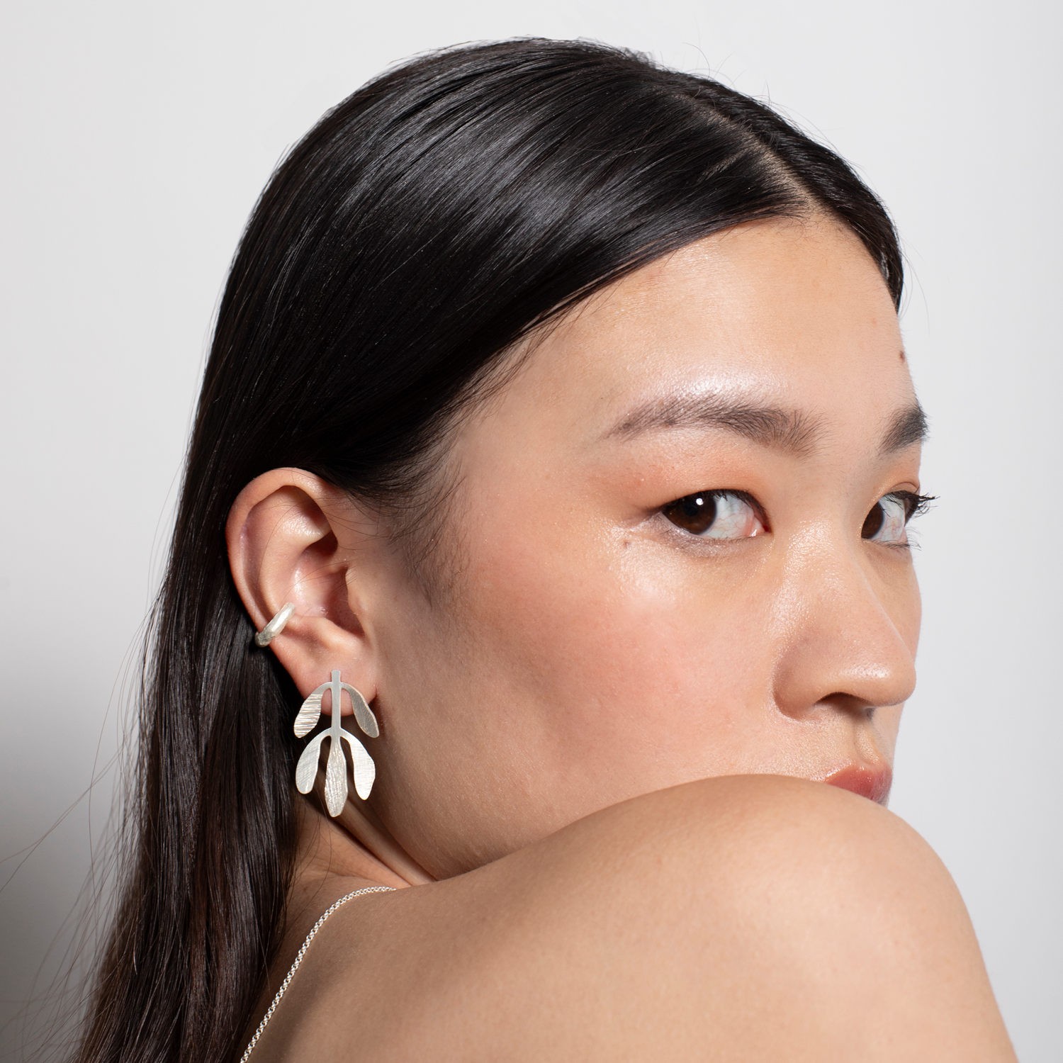 BOUCLES D'OREILLES ARGENTÉ SILVELA 1