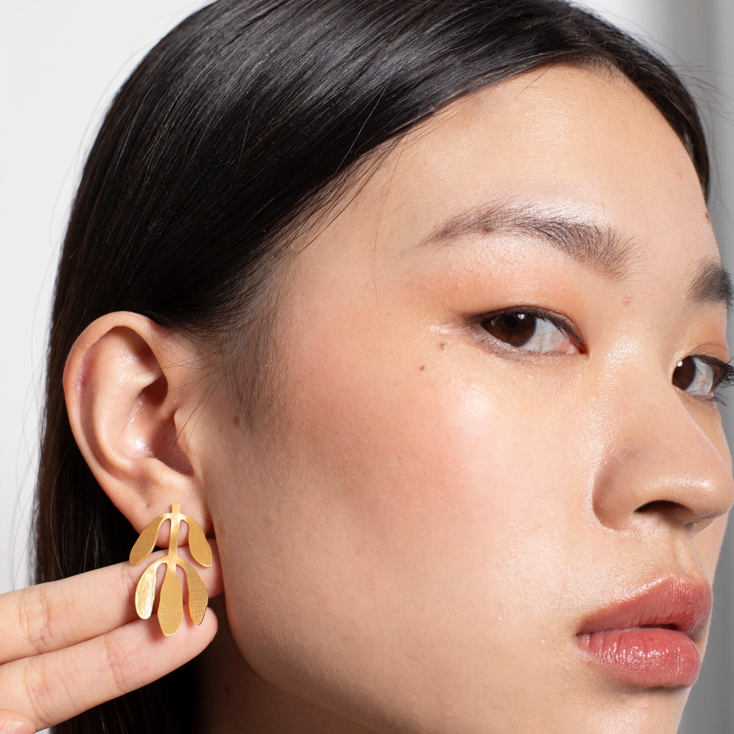 BOUCLES D'OREILLES DORÉES SILVELA 1