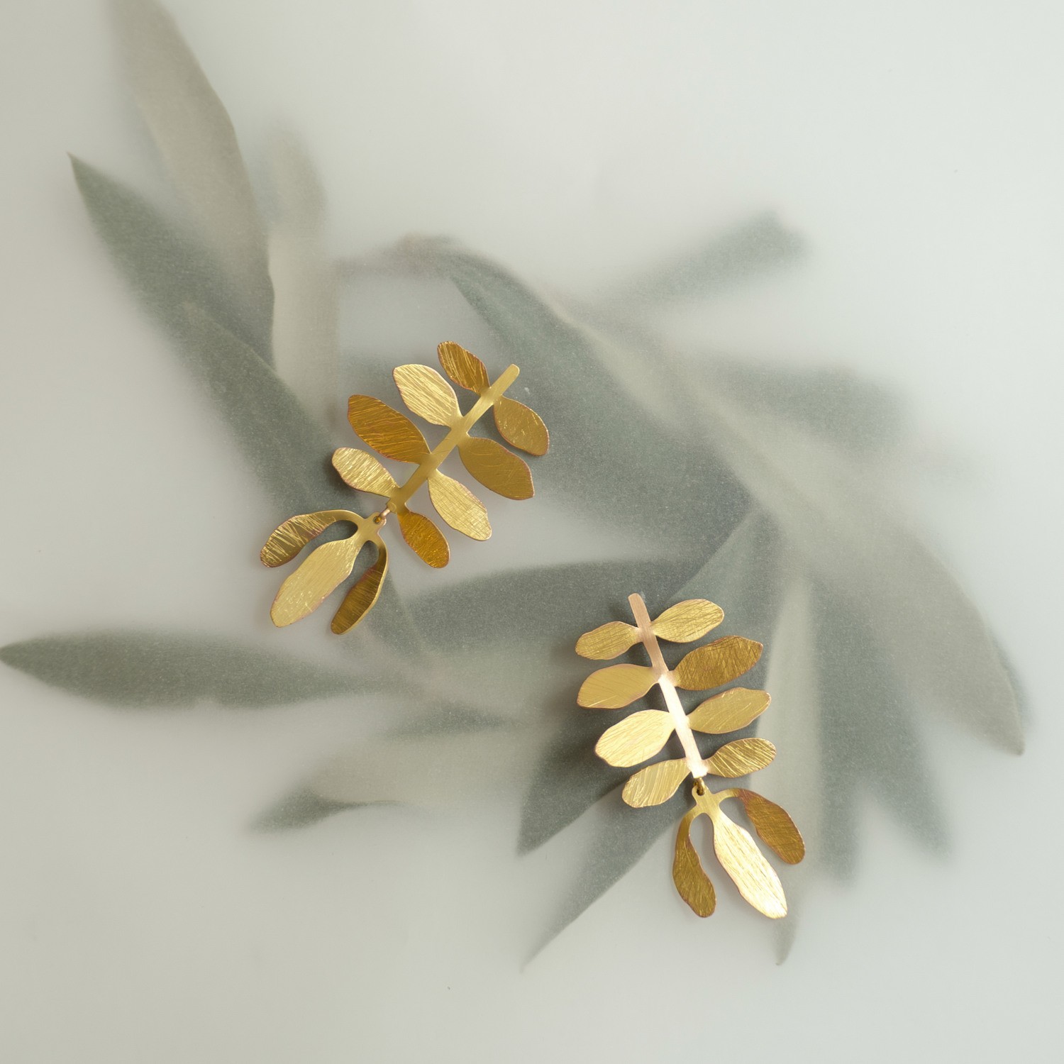 LARGE GOLDEN EARRINGS SILVELA 2
