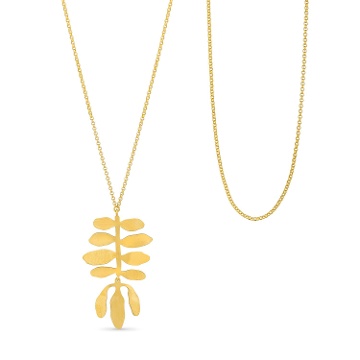 COLLIER LONG DORÉ SILVELA