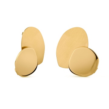 BOUCLES D'OREILLES DORÉES ECLIPSE