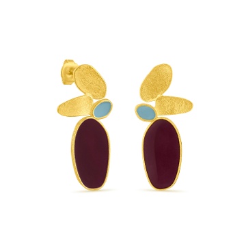 PENDIENTES DORADOS GRANDES THALUS