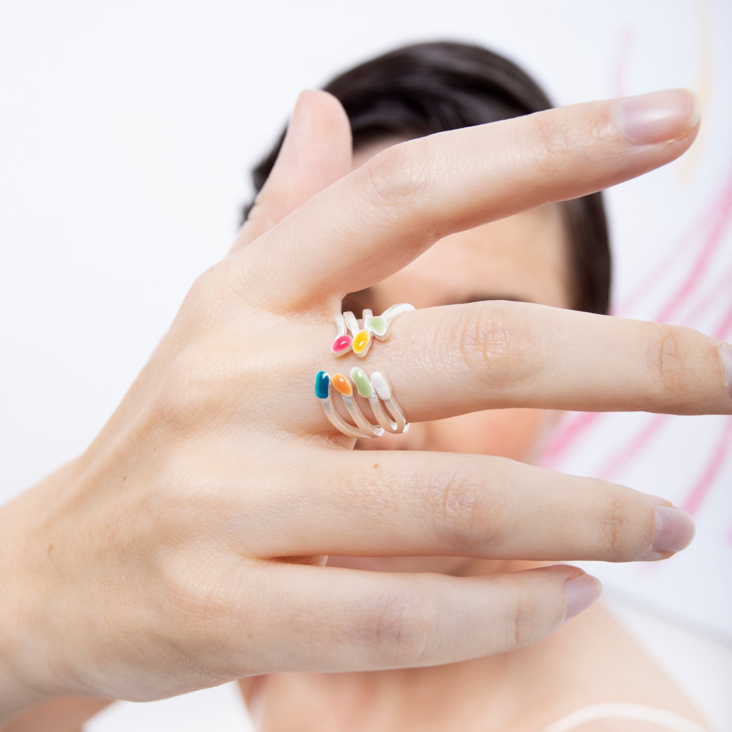 BAGUE ARGENTÉE DELIRI 1